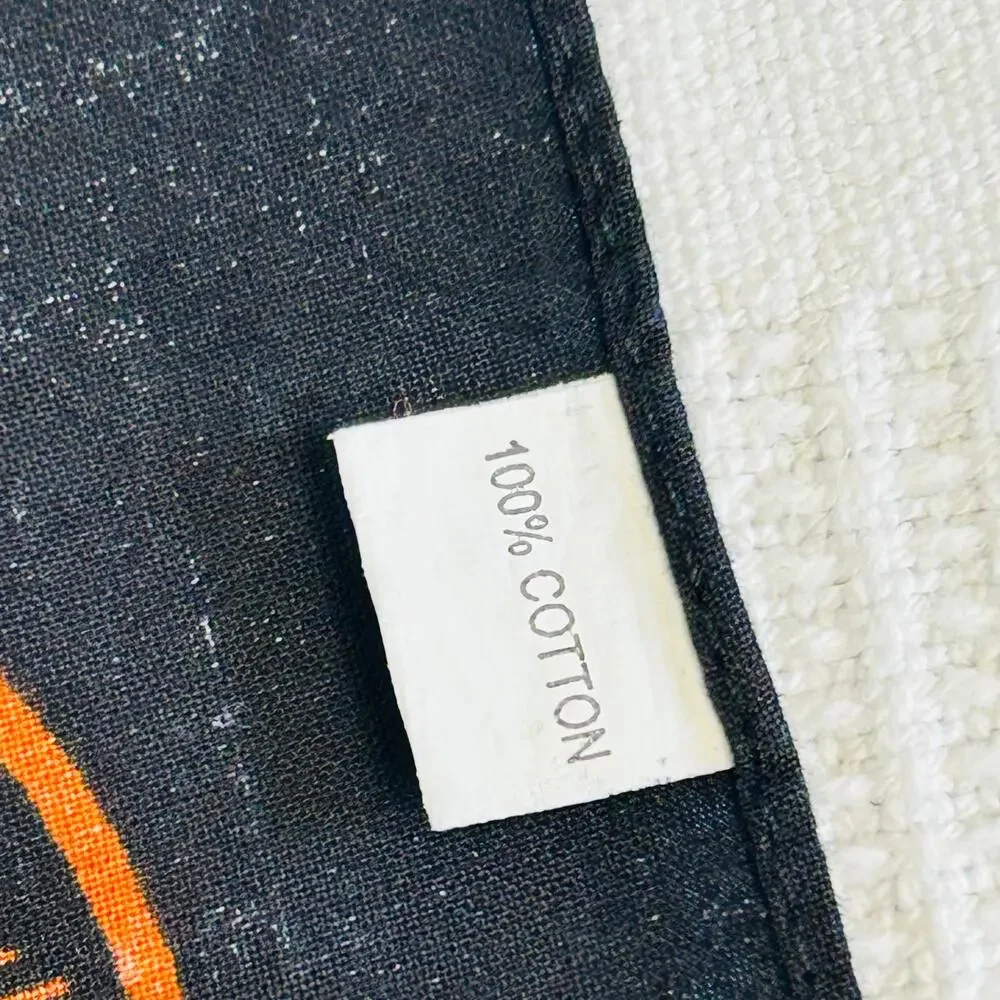 Jaegermeister Bandana 100% Cotton Black Orange 25